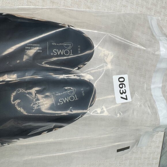 Toms Womens Size 8.5 Alpargata Espadrille Animal Print Slip-On Casual Flats - Picture 8 of 8